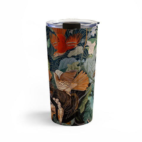 Burcu Korkmazyurek Birds and Snakes Travel Mug