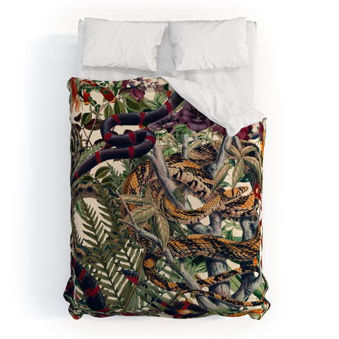 Burcu Korkmazyurek Dangers in the Forest II Duvet Cover