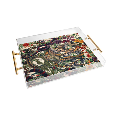 Burcu Korkmazyurek Dangers in the Forest II Acrylic Tray