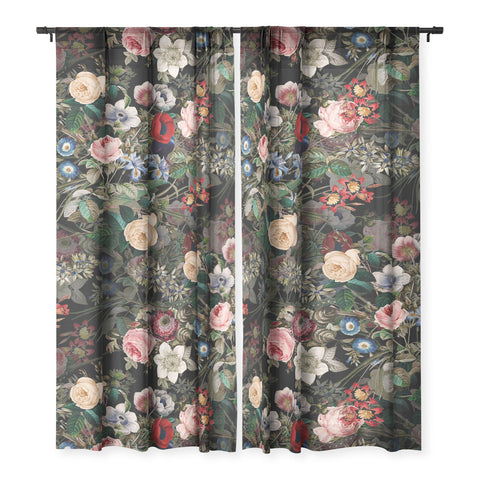 Burcu Korkmazyurek Dark Garden Sheer Non Repeat