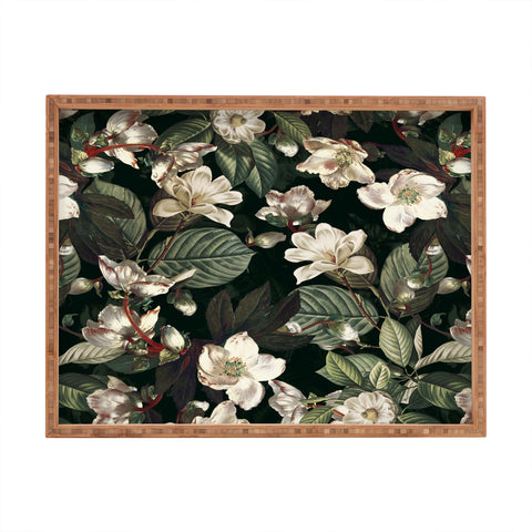 Burcu Korkmazyurek Dark Garden IX Rectangular Tray