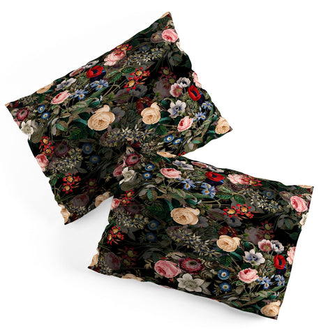 Burcu Korkmazyurek Dark Garden Pillow Shams