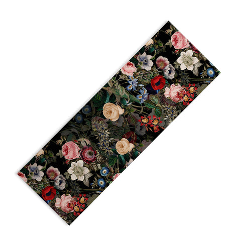 Burcu Korkmazyurek Dark Garden Yoga Mat