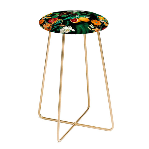 Burcu Korkmazyurek EXOTIC GARDEN NIGHT XXI Counter Stool