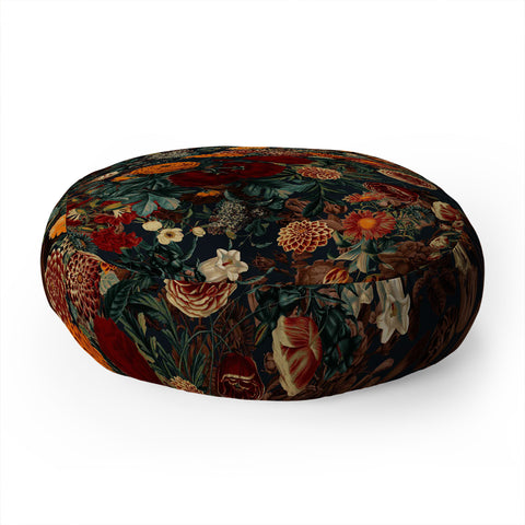 Burcu Korkmazyurek EXOTIC GARDEN NIGHT XXI Floor Pillow Round