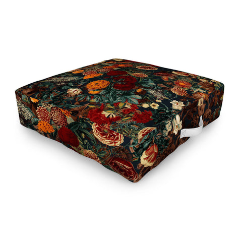Burcu Korkmazyurek EXOTIC GARDEN NIGHT XXI Outdoor Floor Cushion