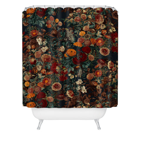 Burcu Korkmazyurek EXOTIC GARDEN NIGHT XXI Shower Curtain