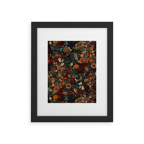 Burcu Korkmazyurek EXOTIC GARDEN NIGHT XXI Framed Art Print