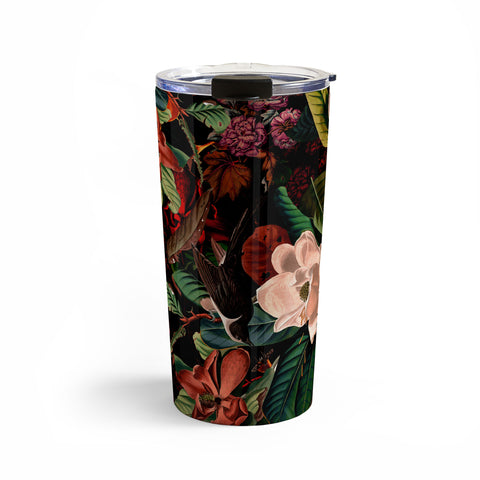 Burcu Korkmazyurek FLORAL AND BIRDS XXI Travel Mug
