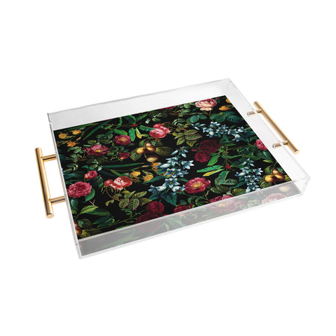 Burcu Korkmazyurek Floral Jungle Acrylic Tray