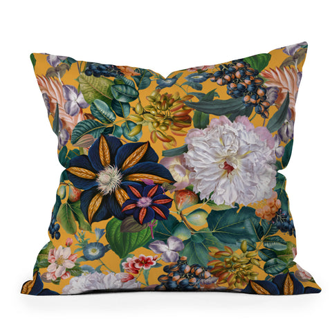 Burcu Korkmazyurek Garden of Eden II Outdoor Throw Pillow