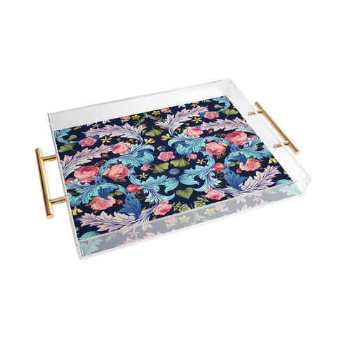 Burcu Korkmazyurek Garden Ornament III Acrylic Tray