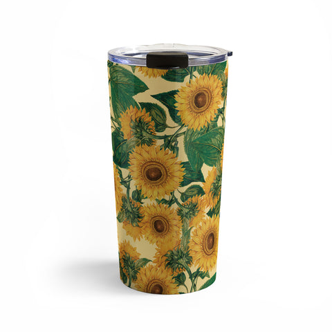 Burcu Korkmazyurek Helianthus Annuus Travel Mug