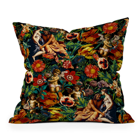 Burcu Korkmazyurek HERA and ZEUS Garden Outdoor Throw Pillow