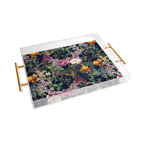 Burcu Korkmazyurek Midnight Forest VII Acrylic Tray