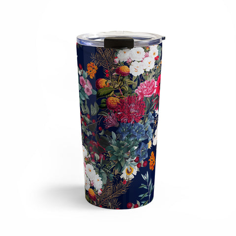 Burcu Korkmazyurek Midnight Garden VI Travel Mug