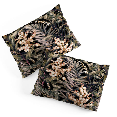 Burcu Korkmazyurek Midnight Garden X Pillow Shams