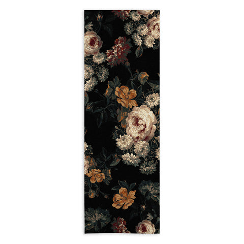 Burcu Korkmazyurek Midnight Garden XIV Yoga Towel