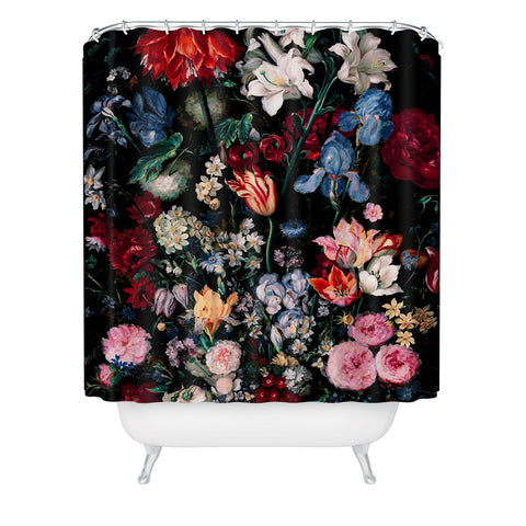 Burcu Korkmazyurek Midnight Garden XVIII Shower Curtain