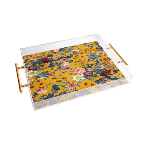 Burcu Korkmazyurek Summer Botanical Garden IX Acrylic Tray