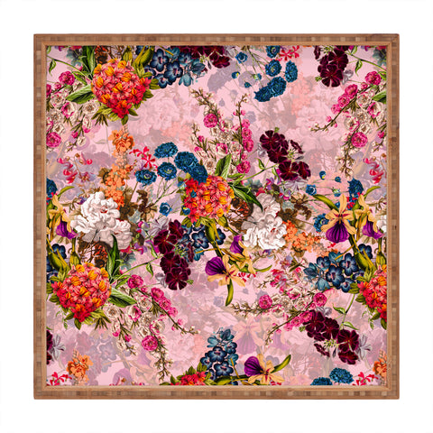 Burcu Korkmazyurek Summer Botanical Garden VIII B Square Tray