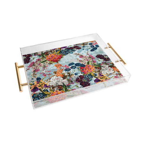 Burcu Korkmazyurek Summer Botanical Garden VIII Acrylic Tray