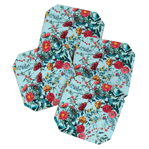 Burcu Korkmazyurek Summer Garden III Coaster Set