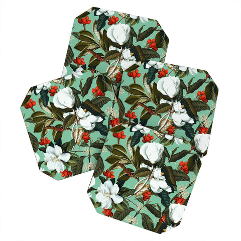 Burcu Korkmazyurek Summer Garden VI Coaster Set