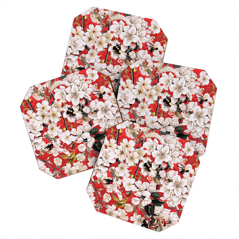 Burcu Korkmazyurek Summer Garden XI Coaster Set