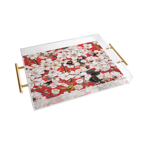 Burcu Korkmazyurek Summer Garden XI Acrylic Tray