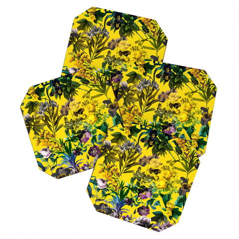 Burcu Korkmazyurek Tropical Jungle I Coaster Set