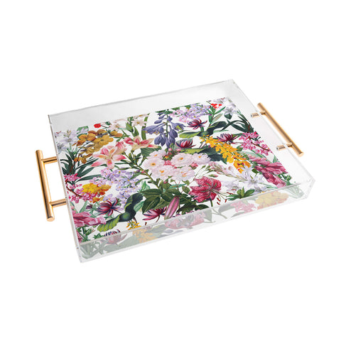 Burcu Korkmazyurek Vintage Garden X Acrylic Tray