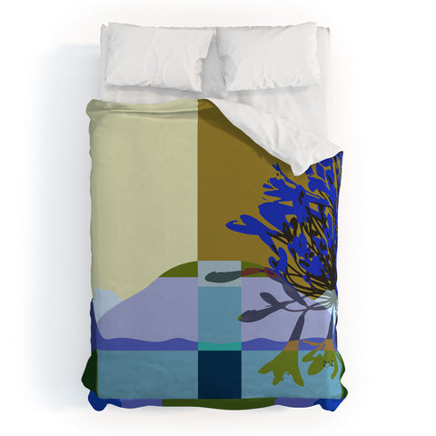 By Brije African Lily of the Nile Duvet Cover