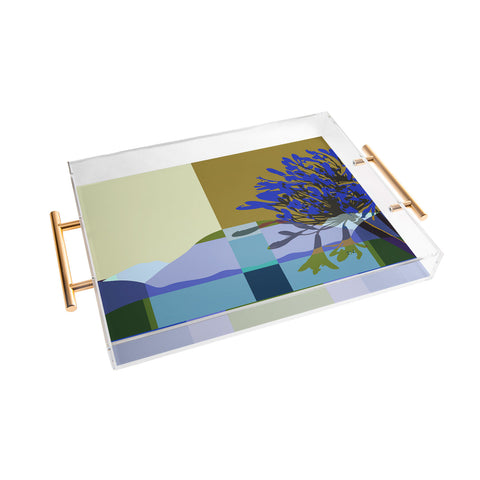 By Brije African Lily of the Nile Acrylic Tray