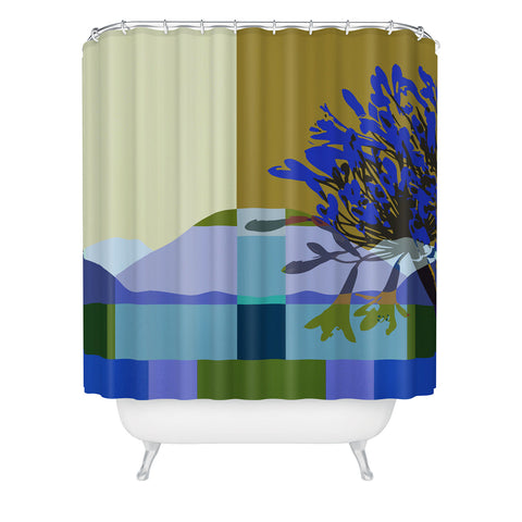 By Brije African Lily of the Nile Shower Curtain