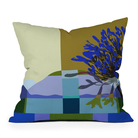 By Brije African Lily of the Nile Throw Pillow
