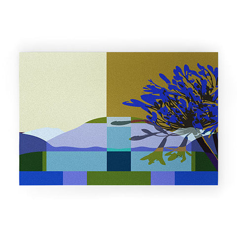 By Brije African Lily of the Nile Welcome Mat