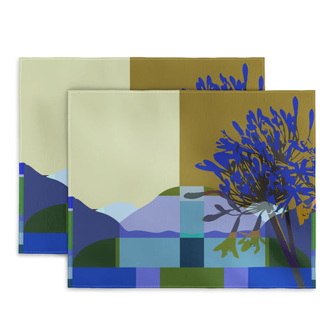 By Brije African Lily of the Nile Placemat