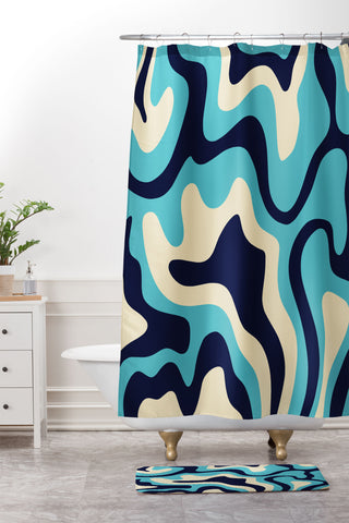 By Brije Garden Tiger Moth Shower Curtain And Mat