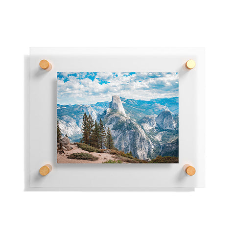 By Brije Half Dome Yosemite California Floating Acrylic Print