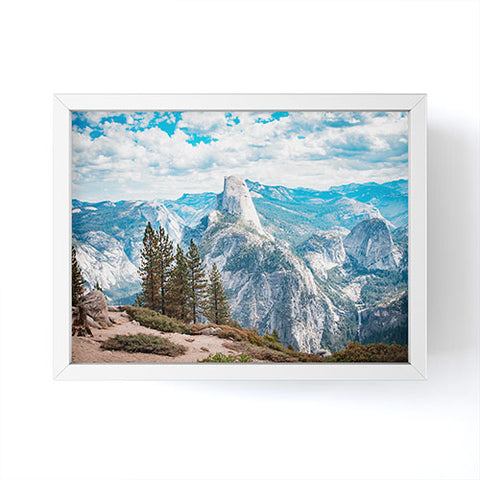 By Brije Half Dome Yosemite California Framed Mini Art Print