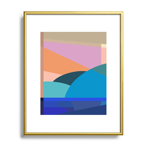 By Brije In the Winter Sun Metal Framed Art Print