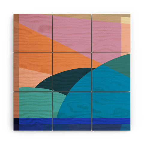 By Brije In the Winter Sun Wood Wall Mural