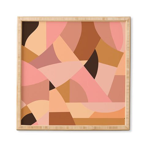 By Brije Pink Terracotta Framed Wall Art