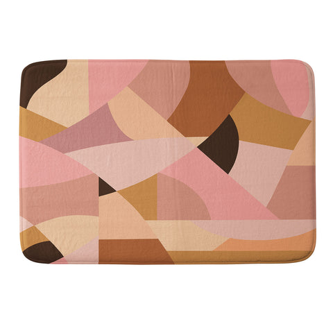 By Brije Pink Terracotta Memory Foam Bath Mat