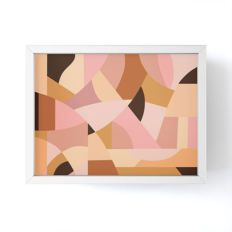 By Brije Pink Terracotta Framed Mini Art Print
