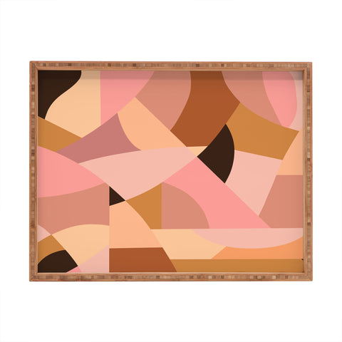 By Brije Pink Terracotta Rectangular Tray