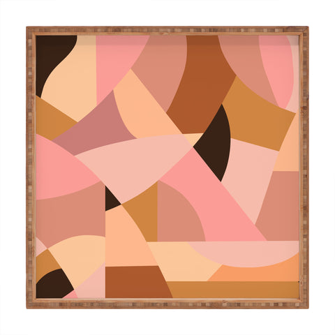 By Brije Pink Terracotta Square Tray