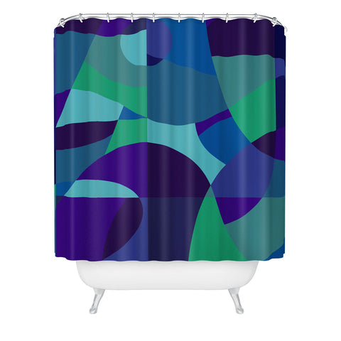 By Brije Sea Sangria Shower Curtain