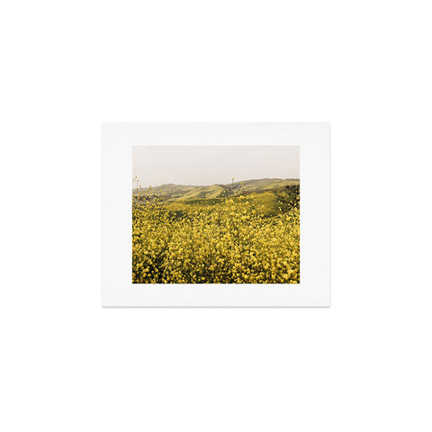 By Brije Spring is Here Yellow Wildflowers Art Print